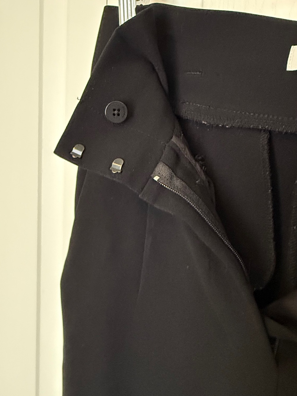Aritzia Black High-Rise Wide-Leg Trousers - Picture 8 of 10